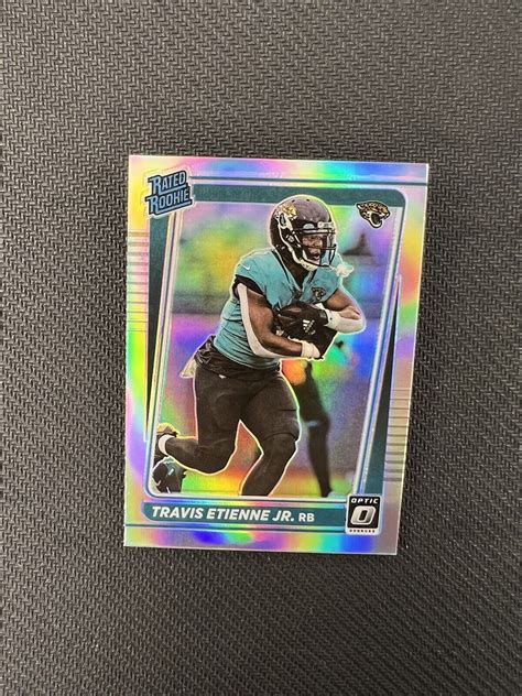 Travis Etienne Jr Donruss Optic Holo Rated Rookie