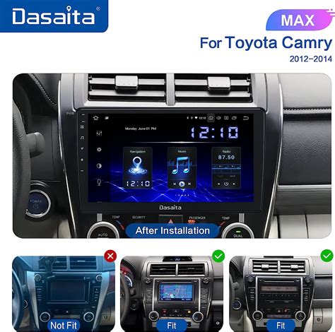 Dasaita Radio de coche para Toyota Camry 2012 2013 2014 inalámbrico