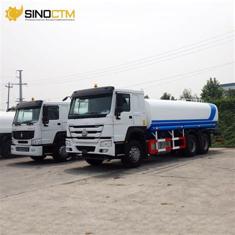 Water Tanker Truck Sinotruk Howo X Wheels Hp Liters