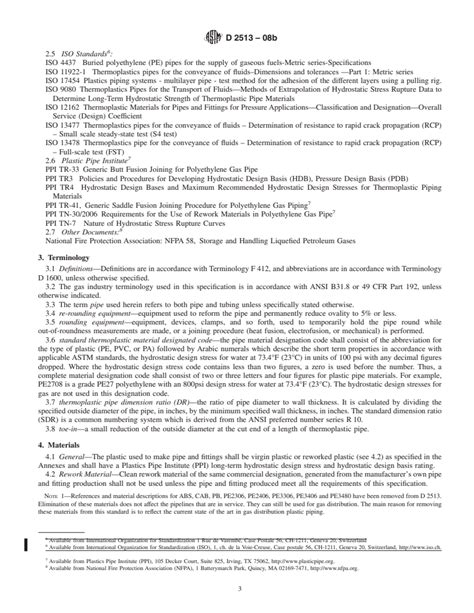 ASTM D2513 08b Standard Specification For Thermoplastic Gas Pressure