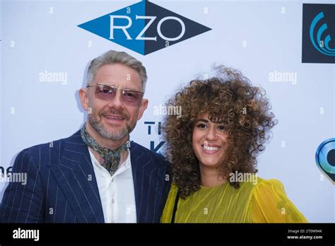 Martin Freeman And Rachel Mariam Photographed During The Global