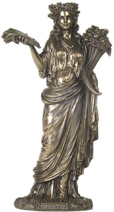 Demeter Greek Goddess Of Harvest Statue Sculpture Available At