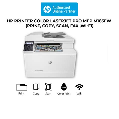 Hp Color Laserjet Pro Mfp M Fw All In One Printer Online Redeem Free