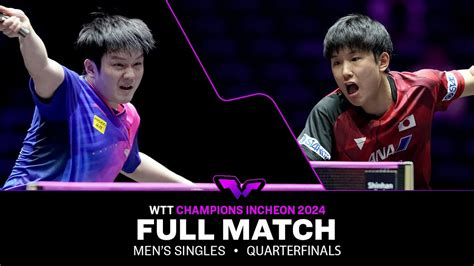 Full Match Fan Zhendong Vs Tomokazu Harimoto Ms Qf Wttincheon