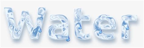 Water Water Word Art Png Png Image Transparent Png Free Download On