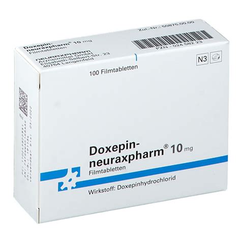 Doxepin Neuraxpharm® 10 Mg 100 St Mit Dem E Rezept Kaufen Shop Apotheke