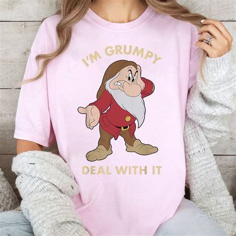 Grumpy Dwarf Shirt I M Grumpy Deal With It Shirt Disneyland Snow White And 7 Dwarfs Shirt