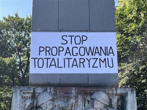 W Niedziel Protest Przed Pomnikiem Wdzi Czno Ci Armii Czerwonej W