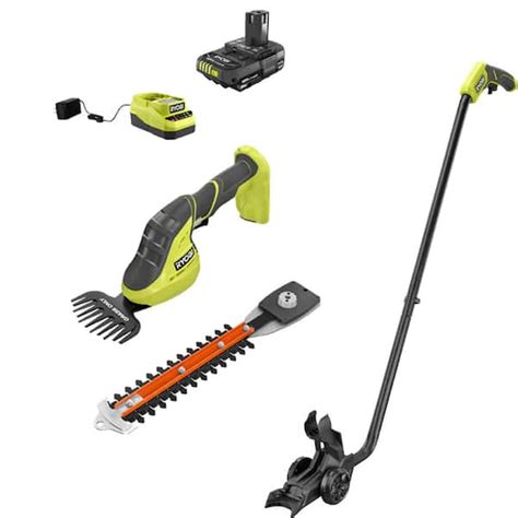 Ryobi P2980 Ac One 18v Cordless Grass Shear And Shrubber Trimmer With