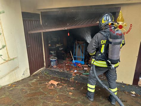 Arezzo Incendio In Via Montale Salvo Un Cane Che Ha Rischiato Di