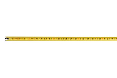 Premium Photo Yellow Tape Measure Tool Isolated On White Background