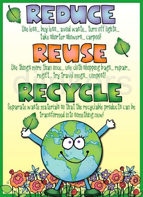 Reduce Reuse Recycle Motto – Ilustrasi