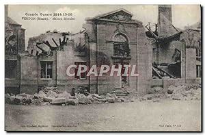 Carte Postale Ancienne Grande Guerre 1914 15 16 Verdun Meuse Maison