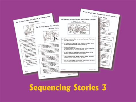 Sequencing And Retelling Short Stories With Pictures Printable