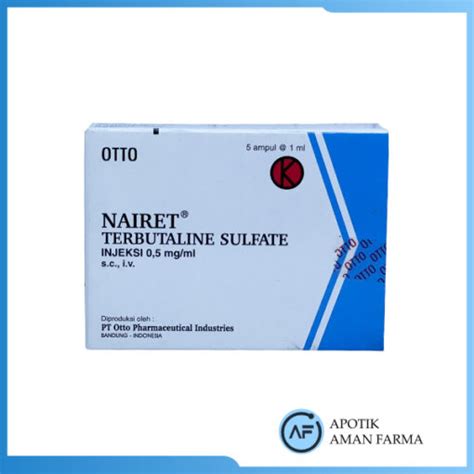 Nairet Terbutaline Sulfate Apotek Aman Farma