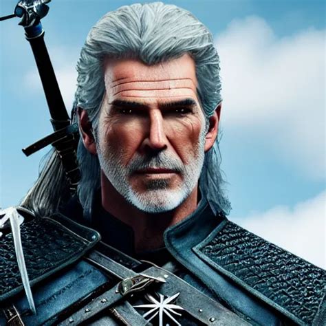 Pierce Brosnan In The Witcher Highly Detailed High Stable