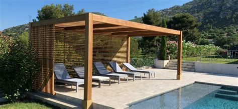 Pergola En Bois Exotique Sur Mesure Marseille Modern Pergola