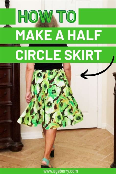 How To Make A Half Circle Skirt With Elastic Waist Beginner Friendly