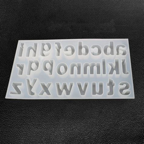 Pack outil a main 1 pièce Alphabet numéro Silicone moule lettre résine