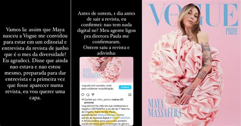 Maya Massafera Acusa Revista Vogue De Transfobia Enganada