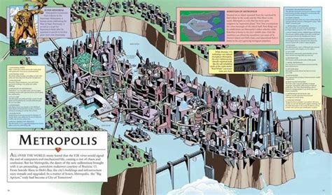 Map Of Superman S Metropolis