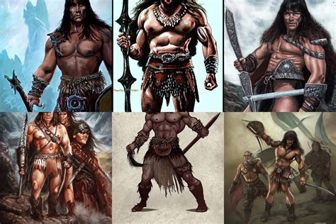 Conan The Barbarian Fantasy Art Stable Diffusion OpenArt