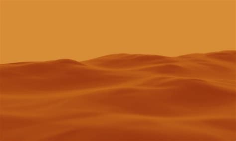 Topografia do deserto renderizada em 3d duna de areia ilustração