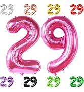 Amazon KatchOn Hot Pink 2 Piece 35th Birthday Balloon 40 Inch