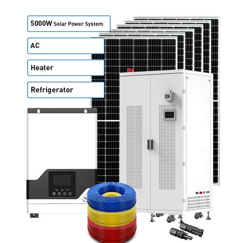 Hybrid Solar System 5kw On Grid 10kw Solar Power System Complete Hybrid