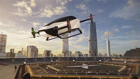 XPeng Backed HT Aero Unveils Flying Vehicle City Usage Scenarios