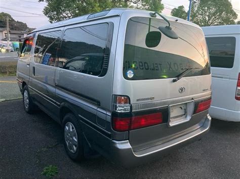 Toyota Hiace Wagon Super Custom G Silver Km Details