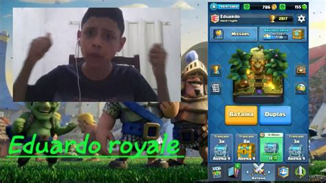 Meu primeiro vídeo clash royale YouTube