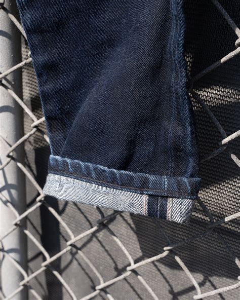 Sumi Ink Coated Selvedge Faded Naked Famous Denim