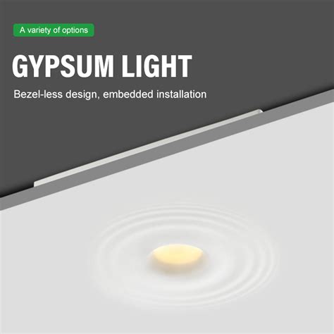 Modern Ceiling Recessed Led Gypsum Light Teekuv