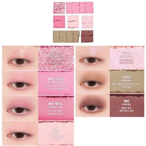 Espoir B Ng Ph N M T Espoir Real Eye Palette Apricot Meespoir B Ng