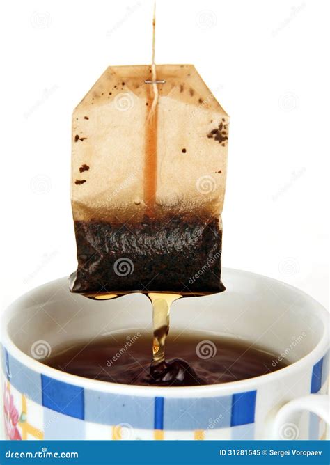 Cup Of Tea And Tea Bag Stock Image Image Of Concept 31281545