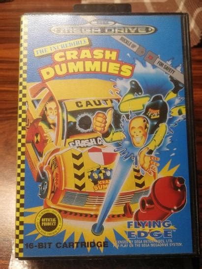 HRA Na SEGA MEGA DRIVE THE INCREDIBLE CRASH DUMMIES Aukro