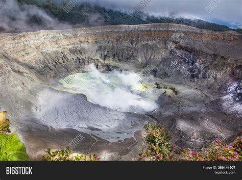 Poas Volcano Crater Image & Photo (Free Trial) | Bigstock