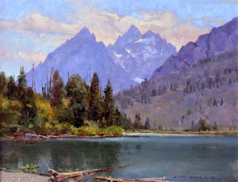 Jim Wilcox Art Artist Landscape Fine Art Painter Of The Tetons Prix