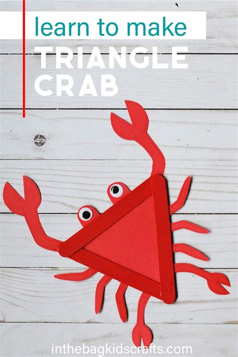 3d Crab Craft For Kids Free Template Artofit