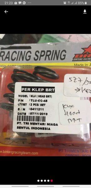 Jual Per Klep Klx 150 Dtracker 150 BRT Racing Di Lapak Juju Motor