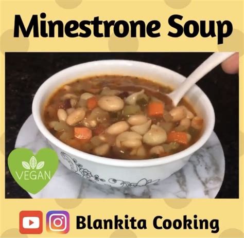 Pin By Bl Nc Gelis Ng On Blankita Cooking Cooking Minestrone Soup