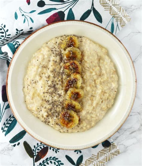 Coconut Porridge With Caramelised Bananas Inside The Rustic Kitchen