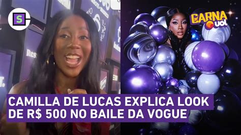 Camilla De Lucas Explica Look Barato No Baile Da Vogue Casa Alagou