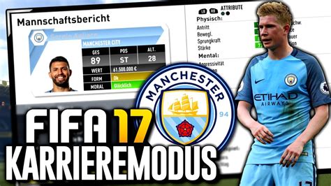 FIFA 17 KARRIEREMODUS MANCHESTER CITY KOMPLETTER KADER FIFA 17