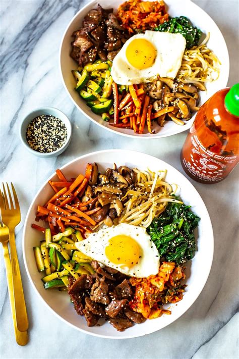 Minute Korean Bibimbap Recipe The Girl On Bloor