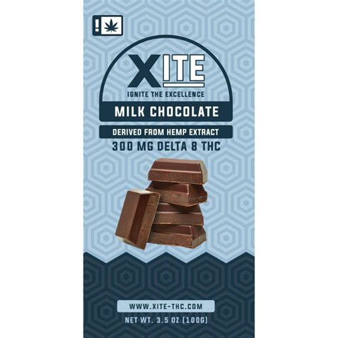 Xite Delta 8 Thc Milk Chocolate Bar 300mg Leafly