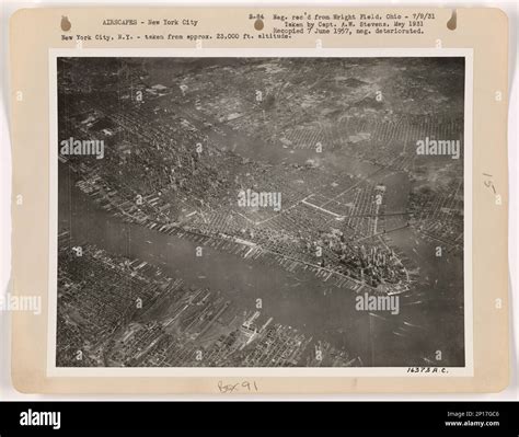 New York - New York City, Aerial Photograph Stock Photo - Alamy