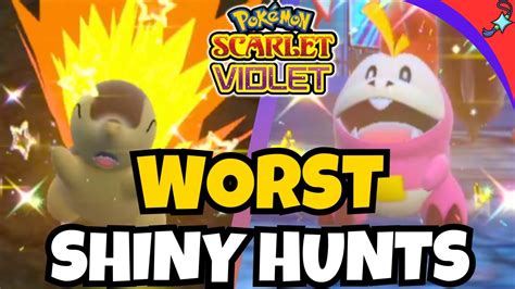 Top Worst Shiny Hunts In Pokemon Scarlet Violet Youtube