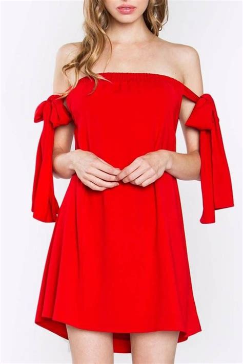 Sugar Lips Sugarlips Red Tie Dress Dress Tie Dress Red Dress